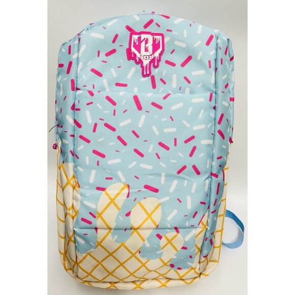 Baseball Lifestyle BL101 Backpack Cotton Candy Ice Cream Blue Pink - Picture 2 of 13
